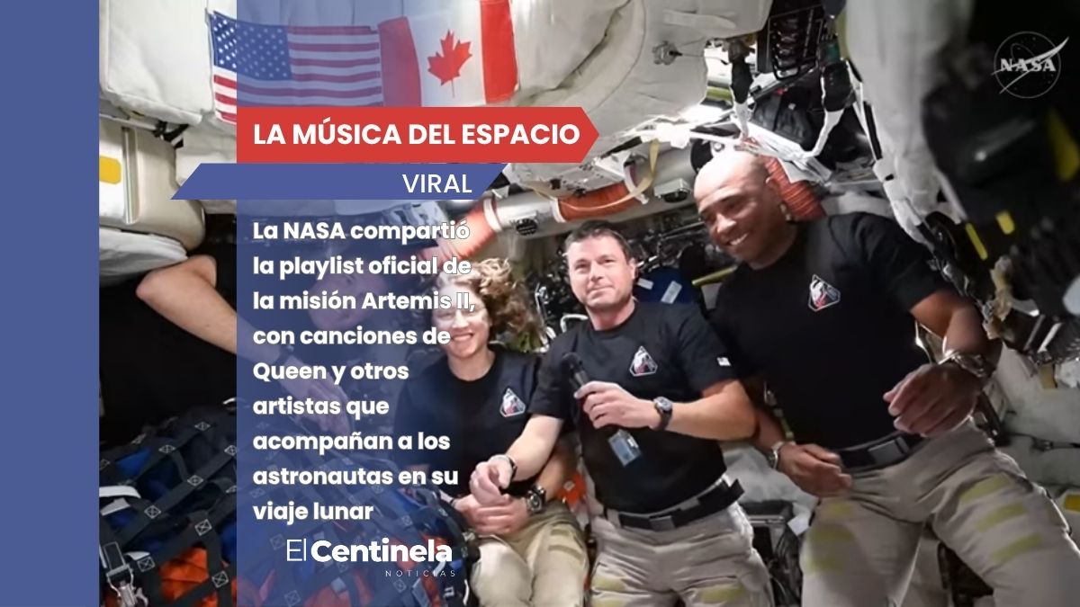 NASA revela playlist de Artemis II: música que acompaña a astronautas rumbo a la Luna