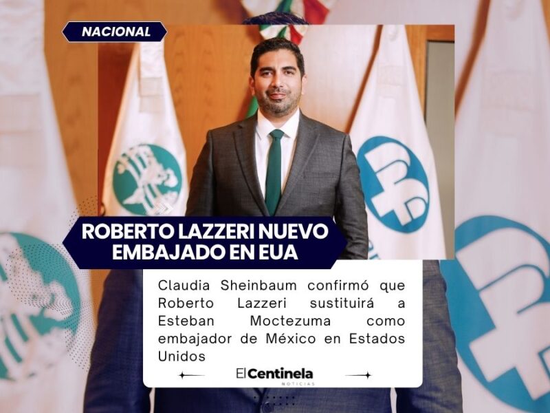 Esteban Moctezuma deja la Embajada de México en Estados Unidos y sube Roberto Lazzeri