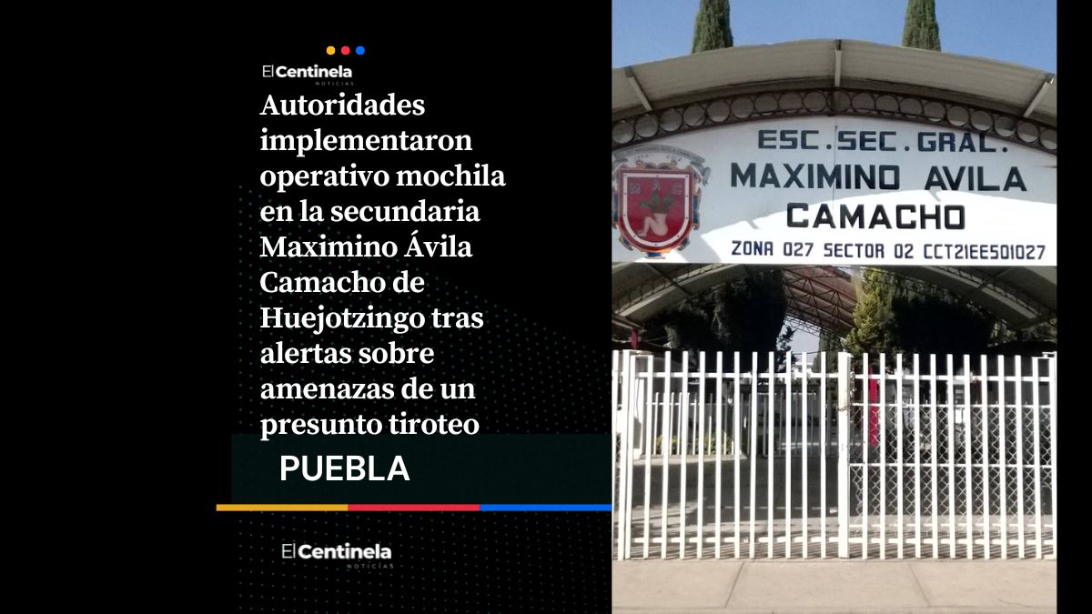 Miedo emergente: Ahora secundaria de Huejotzingo reporta amenaza de tiroteo