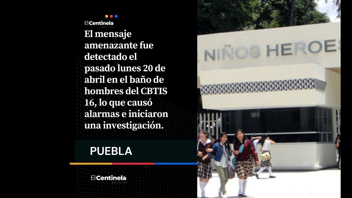 Amenazas de tiroteo en CENHCH y CBTIS 16 alertan a Puebla tras ataque en Teotihuacán