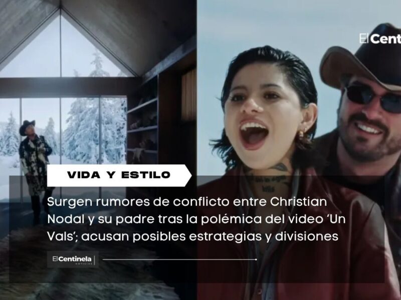 Polémica por ‘Un Vals’: señalan tensiones entre Christian Nodal y su padre