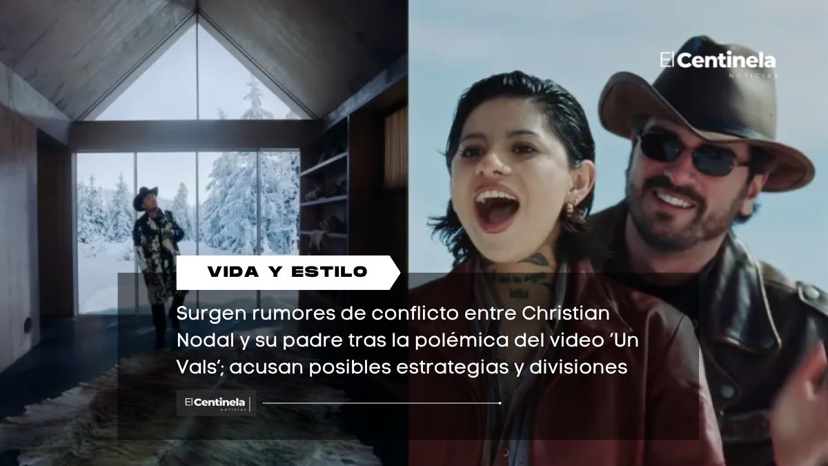 Polémica por ‘Un Vals’: señalan tensiones entre Christian Nodal y su padre