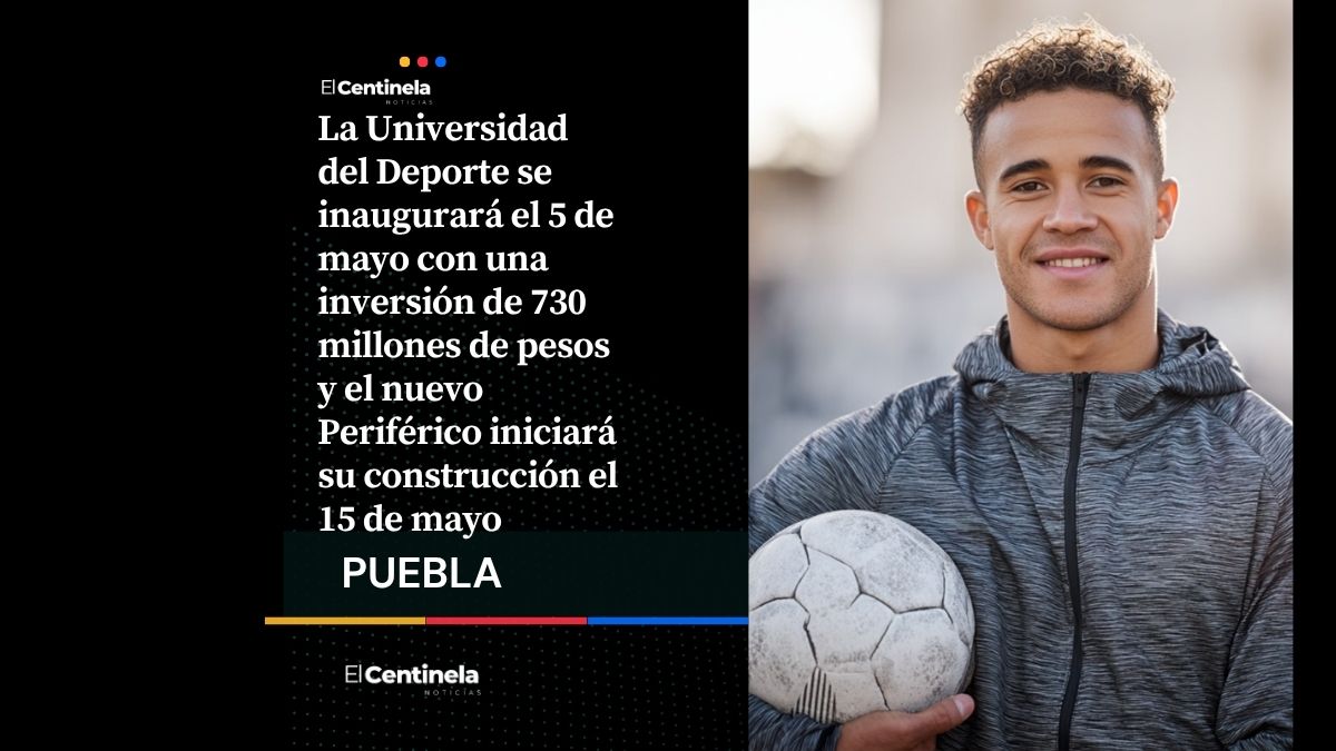 Universidad del Deporte abrirá el 5 de mayo y nuevo Periférico iniciará obras el 15
