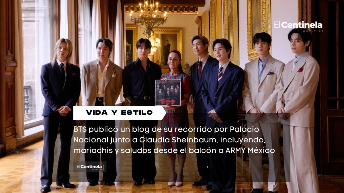 BTS comparte video inédito de su visita a Palacio Nacional junto a Sheinbaum, ¡los extrañamos!