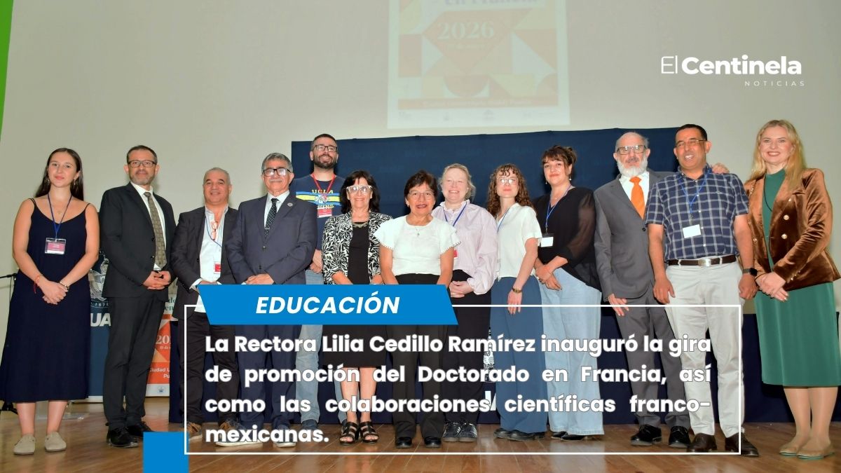 Inaugura la Rectora Lilia Cedillo gira de promoción del Doctorado en Francia