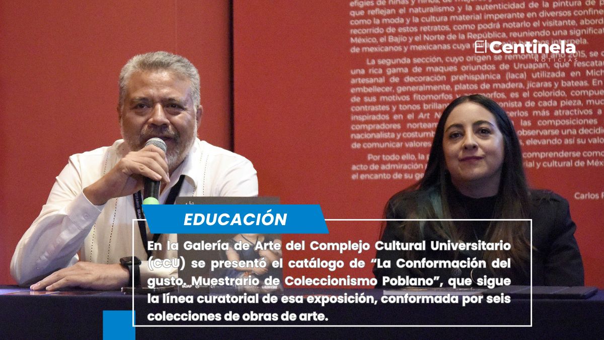 Presentan en CCU BUAP el catálogo de la exposición “La Conformación del gusto”