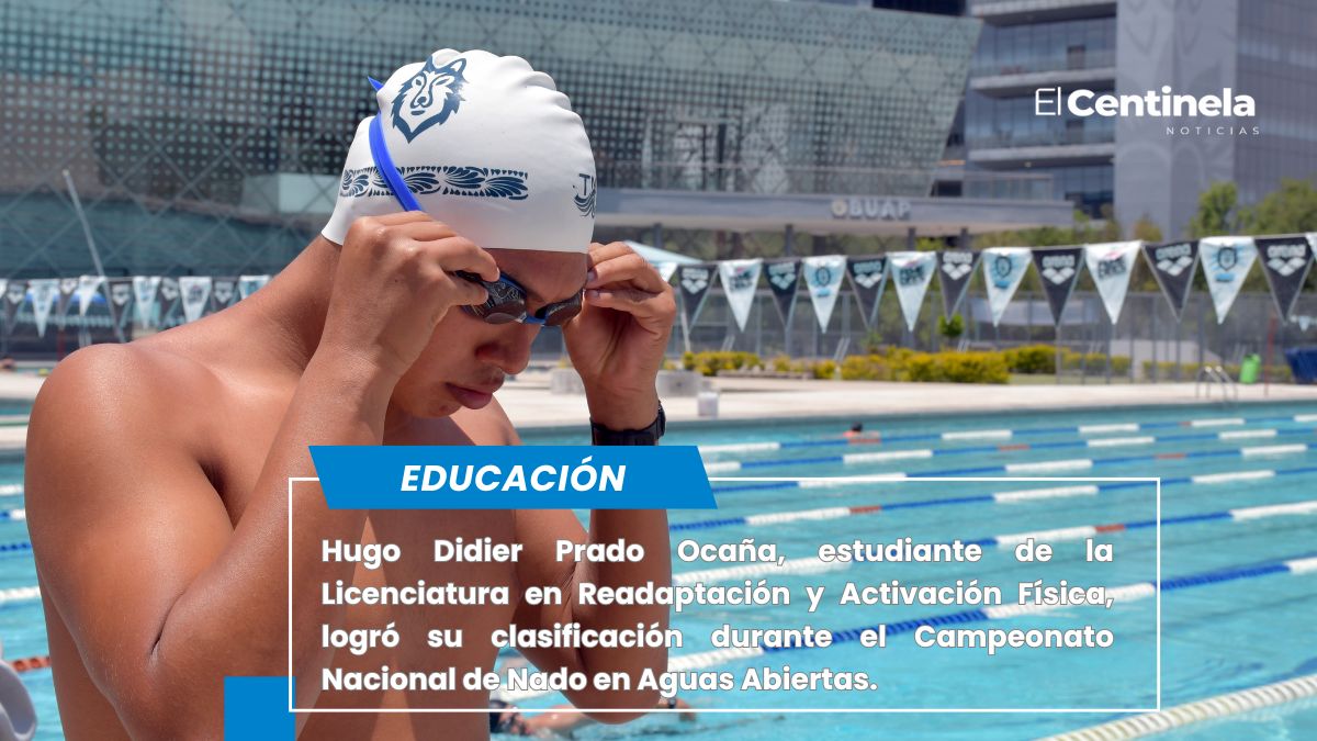 “Me siento orgulloso de representar a la BUAP”: Hugo Prado Ocaña