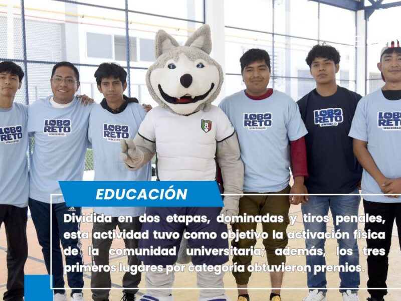Dividida en dos etapas, dominadas y tiros penales, esta actividad tuvo como objetivo la activación física de la comunidad universitaria; además, los tres primeros lugares por categoría obtuvieron premios.