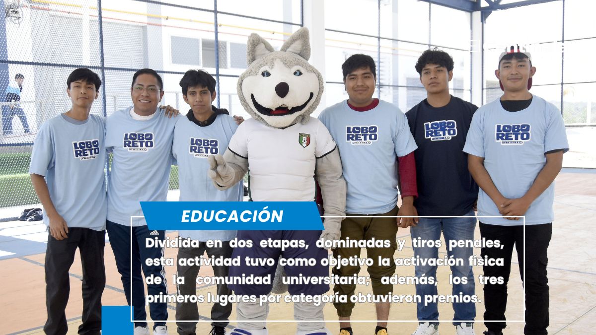 Dividida en dos etapas, dominadas y tiros penales, esta actividad tuvo como objetivo la activación física de la comunidad universitaria; además, los tres primeros lugares por categoría obtuvieron premios.