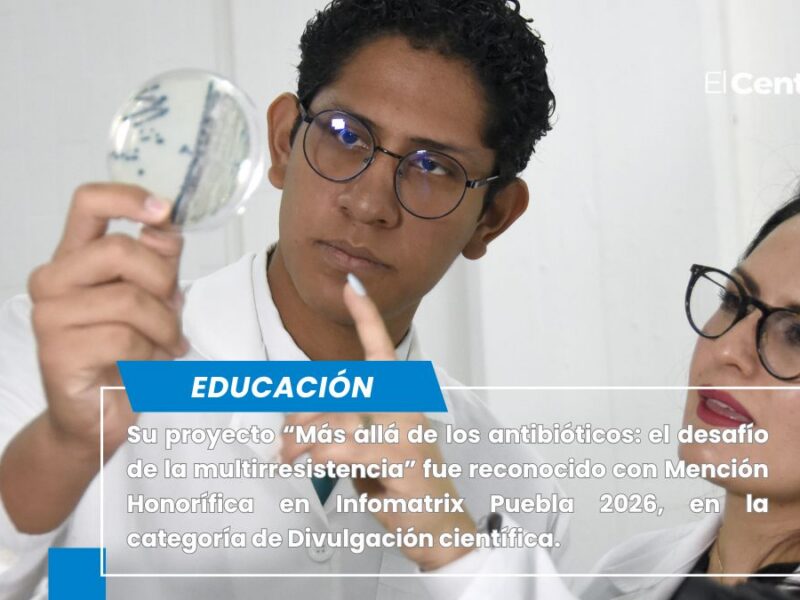 Estudiantes BUAP alertan sobre la resistencia a los antibióticos, una pandemia silenciosa