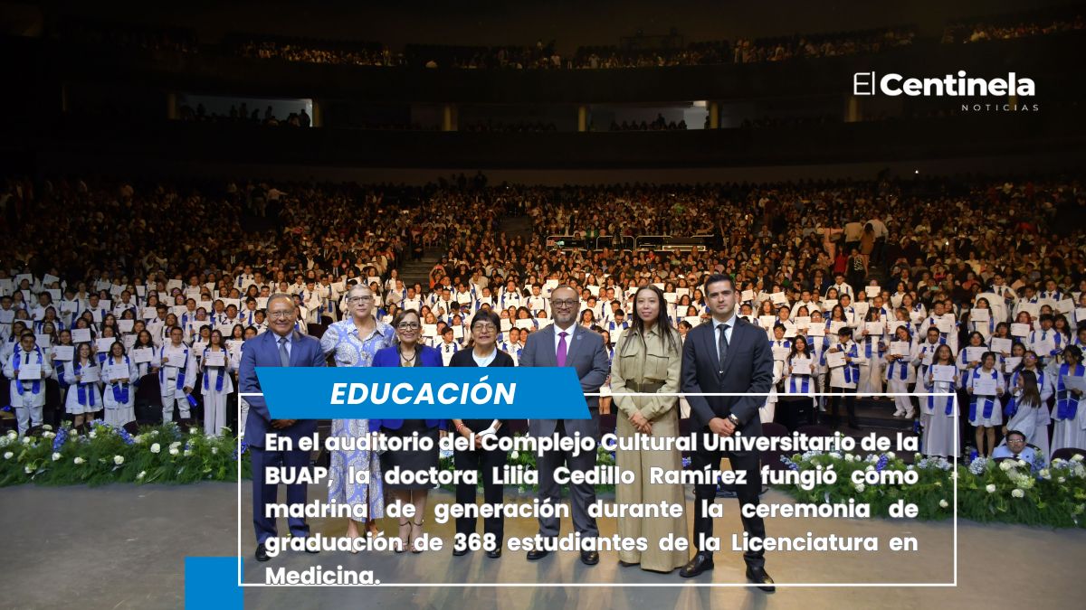 Preside Rectora Lilia Cedillo graduación de la Facultad de Medicina