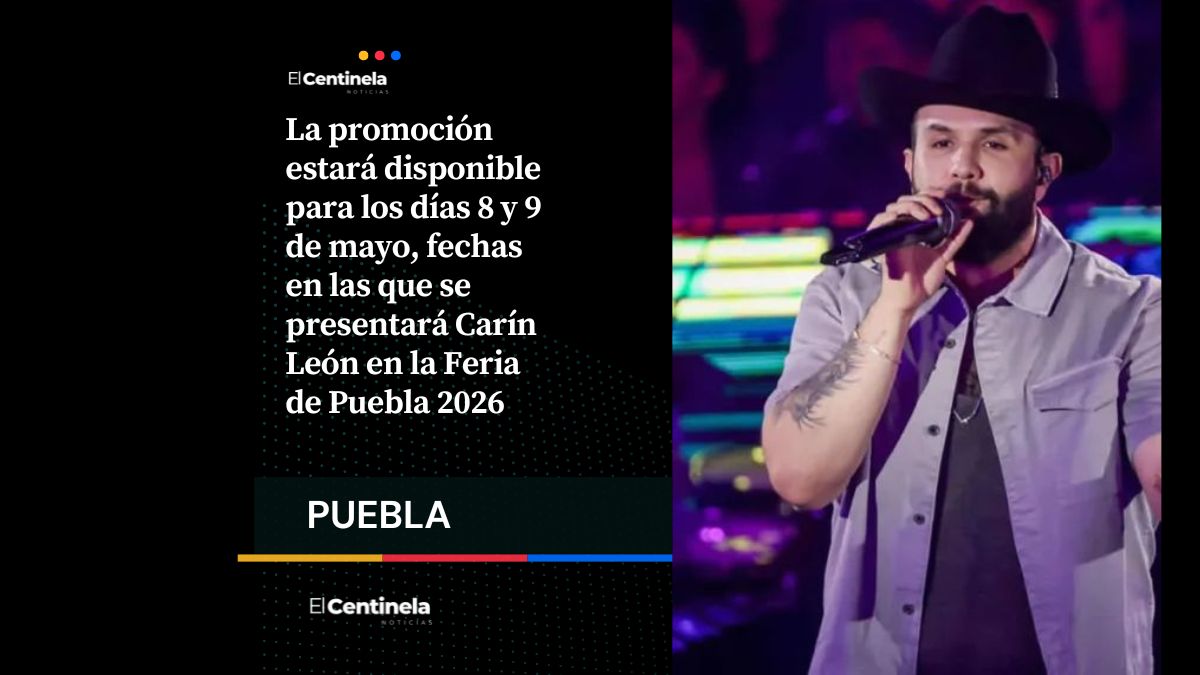 Anuncian boletos 2×1 para el concierto de Carín León por el Día de las Madres ¡checa las localidades!