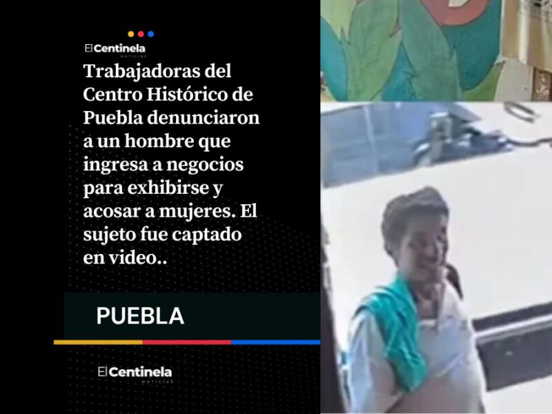Alerta en el Centro Histórico: denuncian a exhibicionista que acosa a trabajadoras