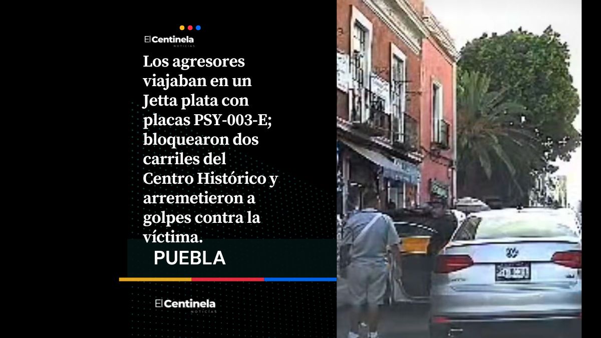 Líder de ambulantes y cómplices destrozan auto de conductor tras pleito vial en el Centro Histórico