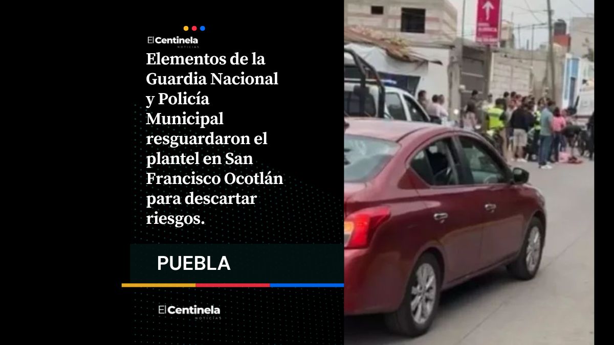 Pánico en secundaria de Coronango por falsa amenaza de tiroteo; suspenden clases