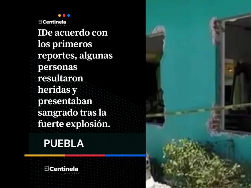 Explosión de caldera de baño público deja lesionados en Cuautlancingo
