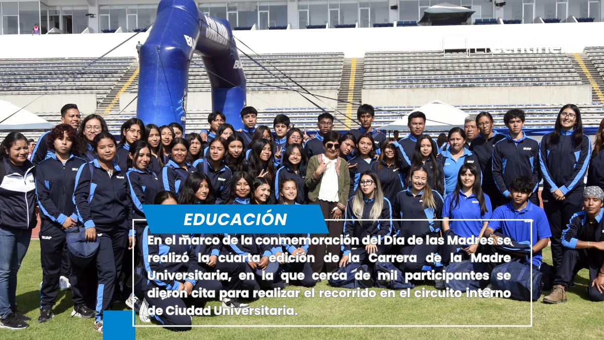 Realiza BUAP cuarta edición de la Carrera de la Madre Universitaria