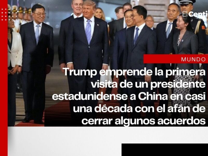 Trump llega a China con Musk; pide a Xi Jinping "abrir" el mercado a la IA