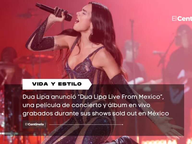 Dua Lipa Live From Mexico: La presentación de la cantante en el país tendrá su película oficial