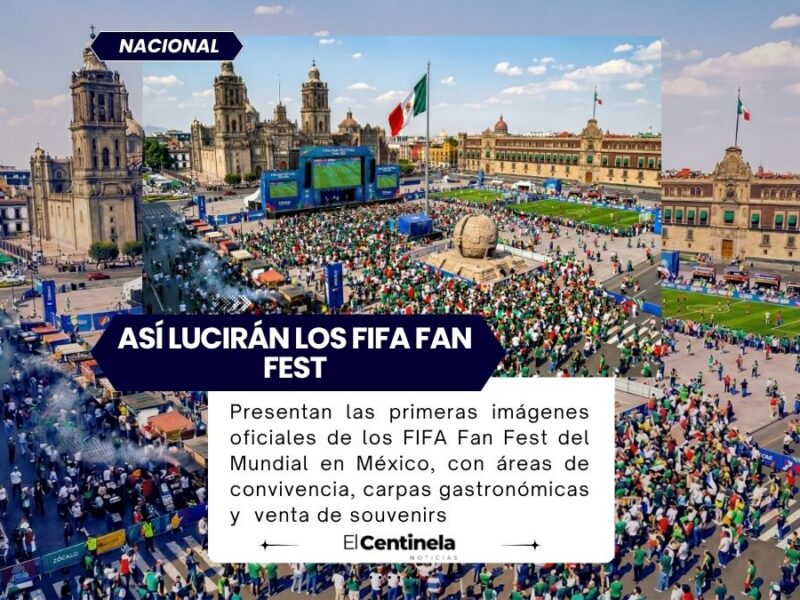 Mundial 2026: revelan cómo lucirán los FIFA Fan Fest en el Zócalo de CDMX y Plaza de la Liberación