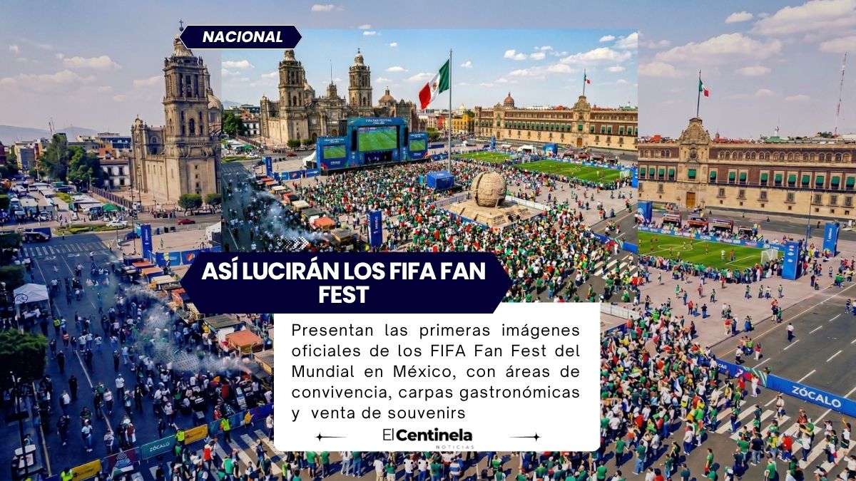 Mundial 2026: revelan cómo lucirán los FIFA Fan Fest en el Zócalo de CDMX y Plaza de la Liberación