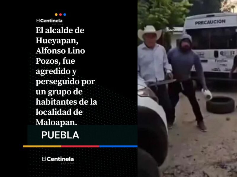 Agreden e intentan linchar a alcalde de Hueyapan por disputa de límites territoriales