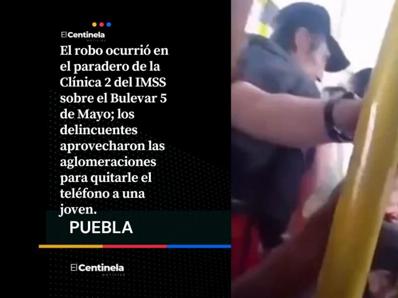 “¡Me robaron mi celular!”: Captan a banda de carteristas atacando en la Línea 3 del RUTA