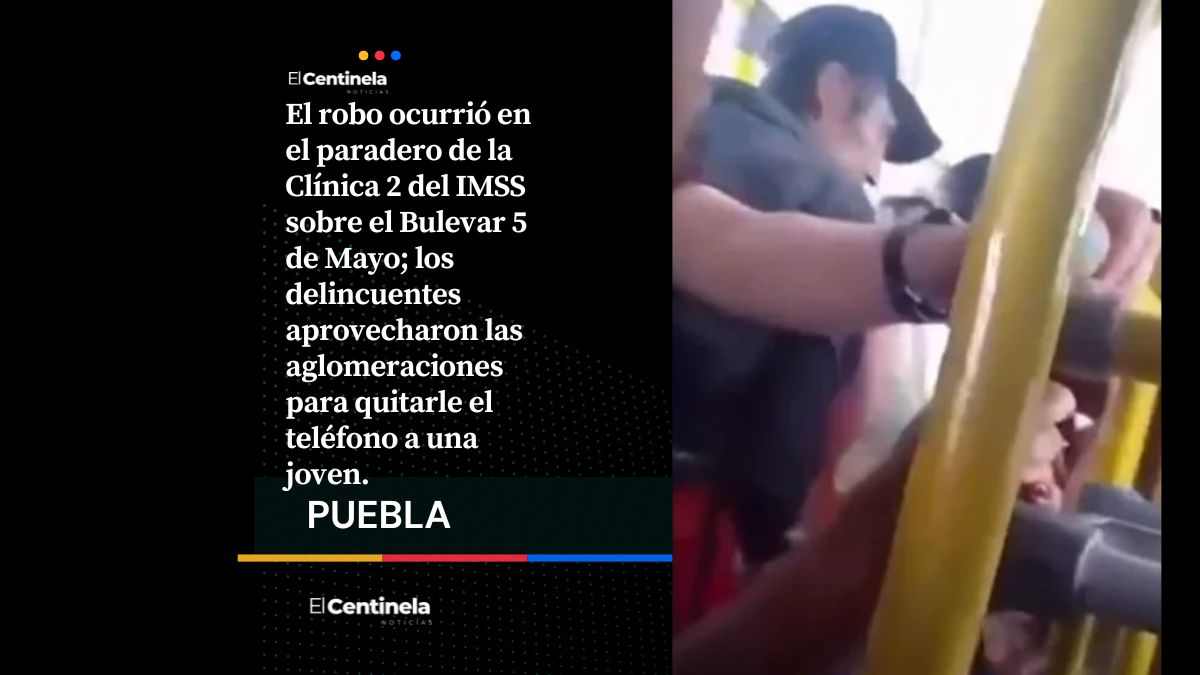 “¡Me robaron mi celular!”: Captan a banda de carteristas atacando en la Línea 3 del RUTA