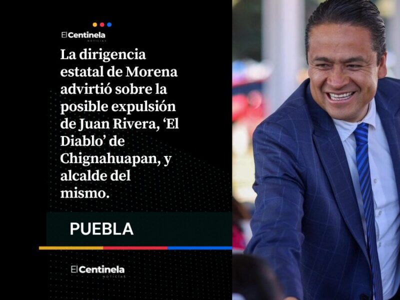 En Morena ya analizan expulsión de ‘El Diablo’ de Chignahuapan por “frívolo”