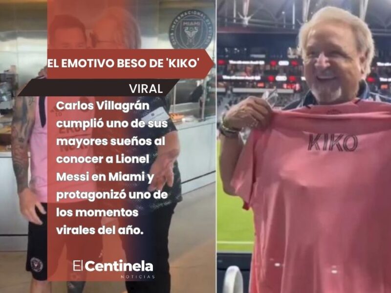 ¡Chusma, chusma! El emotivo beso de 'Kiko' a Lionel Messi que se viralizó en redes