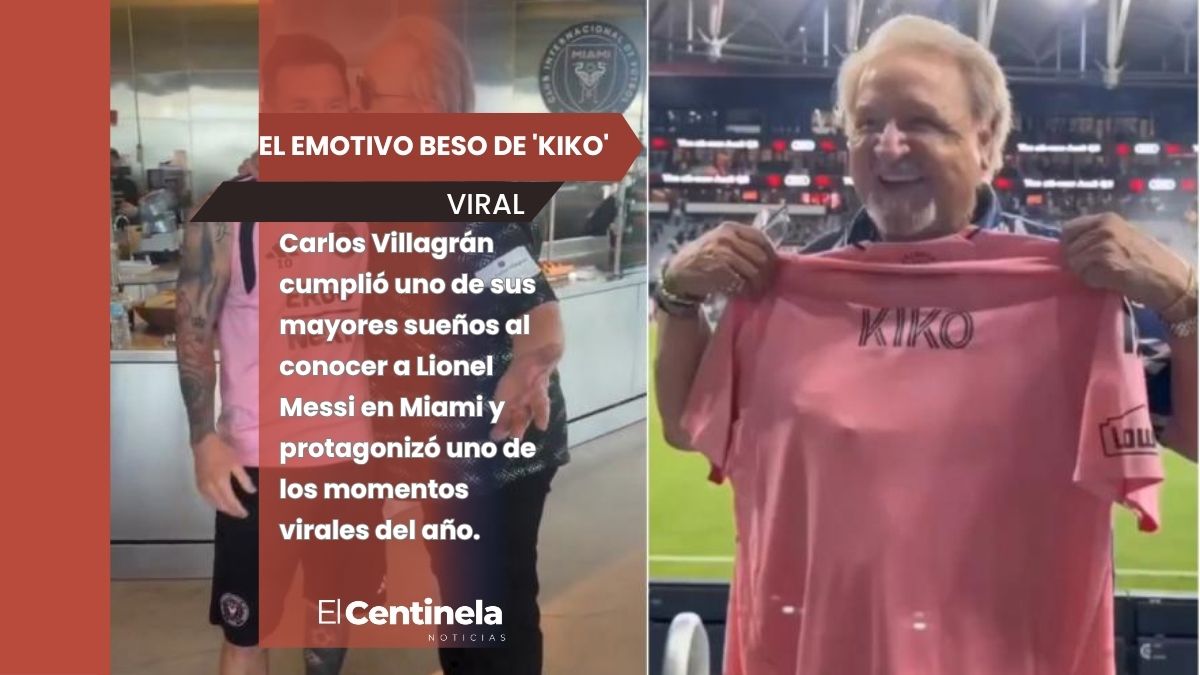 ¡Chusma, chusma! El emotivo beso de 'Kiko' a Lionel Messi que se viralizó en redes