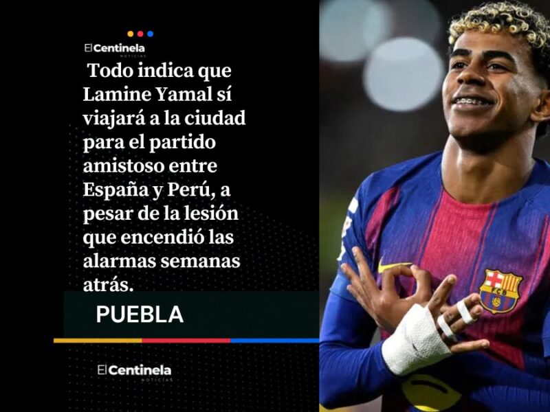 ¿Probará los tacos árabes? Lamine Yamal sí viene a Puebla a partido España vs. Perú