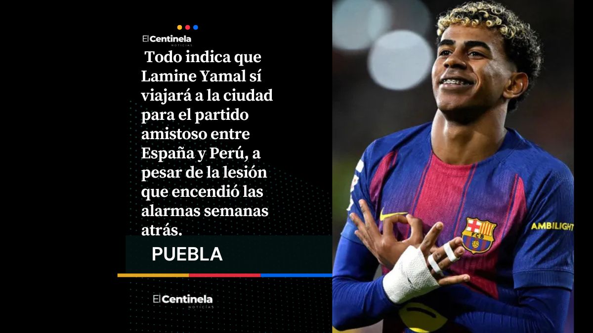 ¿Probará los tacos árabes? Lamine Yamal sí viene a Puebla a partido España vs. Perú
