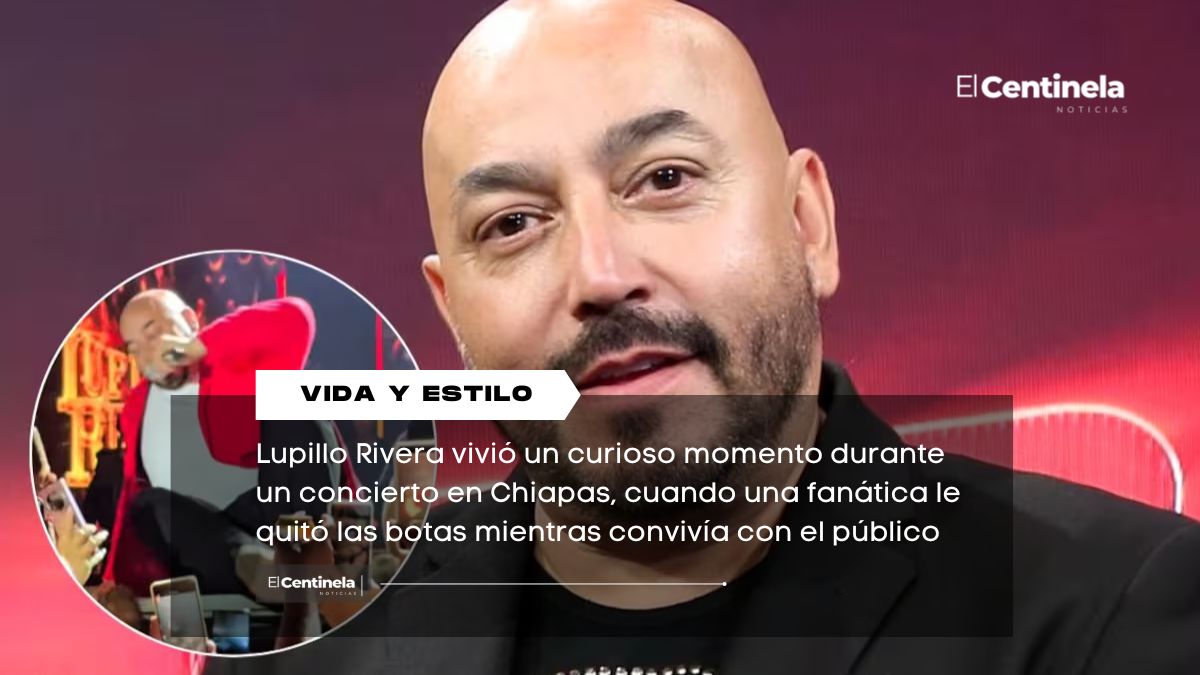 Lo dejan descalzo: Lupillo Rivera sufre robo de botas durante concierto en Chiapas