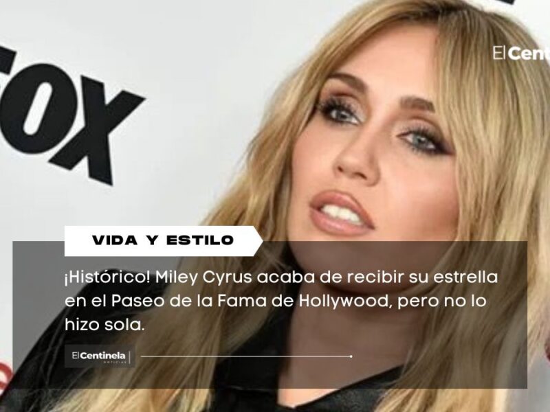 Miley Cyrus ya tiene su estrella en el Paseo de la Fama de Hollywood: Conoce qué figuras acompañaron a la cantante en este momento