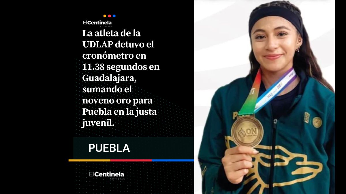 Oro y récord para Puebla: “La Hija del Viento” se corona tricampeona en los 100 metros de la CONADE 2026