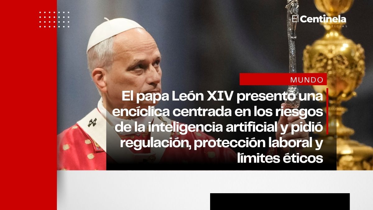 Papa León XIV alerta sobre riesgos de la inteligencia artificial en histórica encíclica