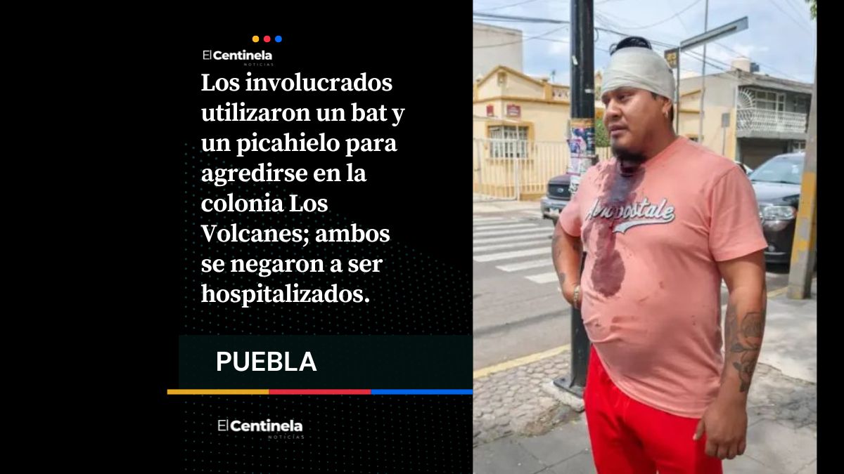 Violenta riña en fila de tortillería frente al parque Las Ninfas deja dos heridos; usaron bat y picahielos