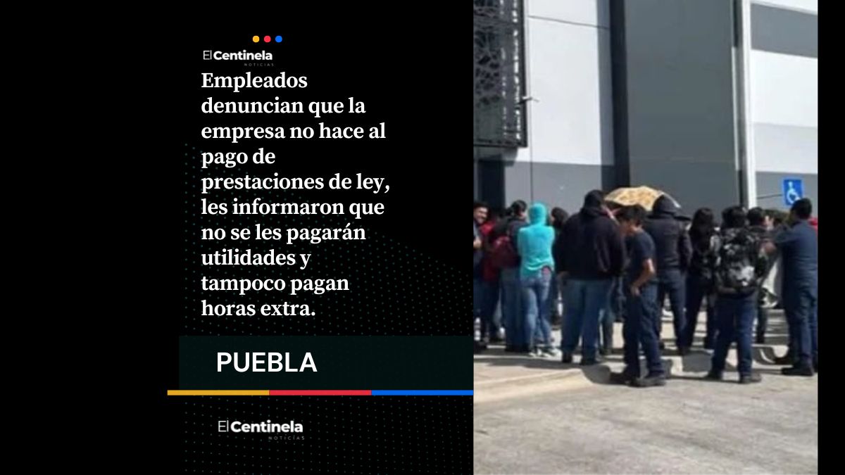 Trabajadores de Pharmatycsa protestan en Huejotzingo por falta de utilidades