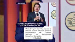 SEP reabre diálogo sobre calendario escolar; Delgado reconoce que faltaron voces