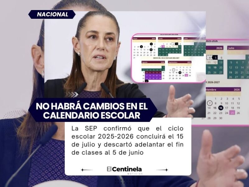 Que siempre no: SEP mantiene calendario escolar 2025-2026, clases terminarán el 15 de julio