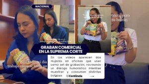 Graban comercial de botanas en instalaciones de la Corte; inician procedimiento administrativo