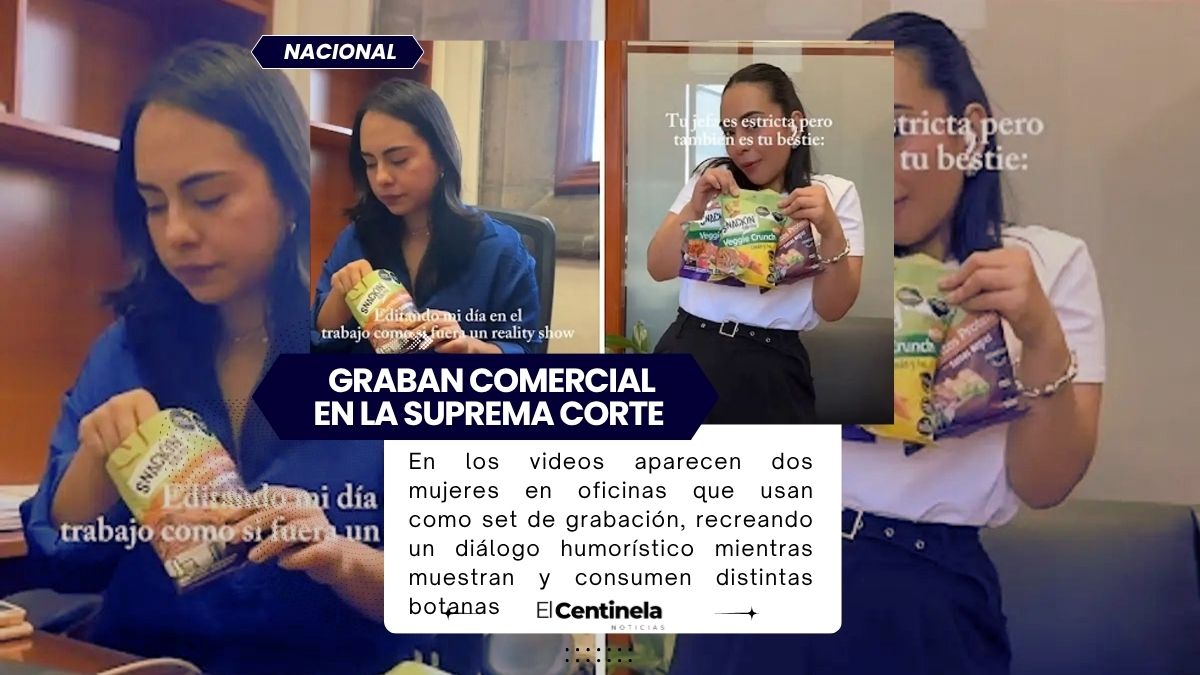 Graban comercial de botanas en instalaciones de la Corte; inician procedimiento administrativo
