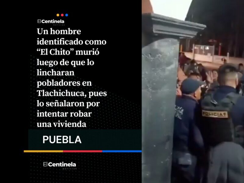 Pobladores linchan a ladrón en Tlachichuca tras intento de robo en vivienda