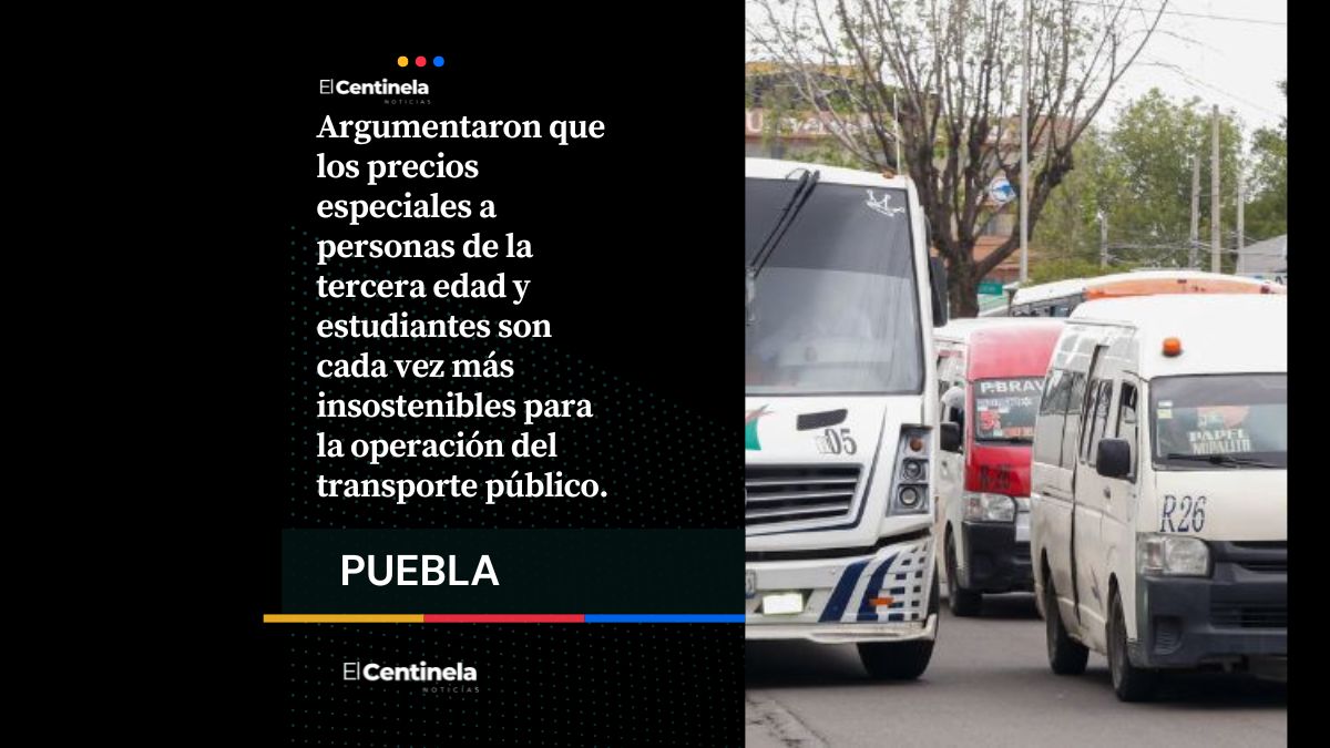 Quitar descuentos a estudiantes, piden concesionarios ante nuevo aumento en Puebla