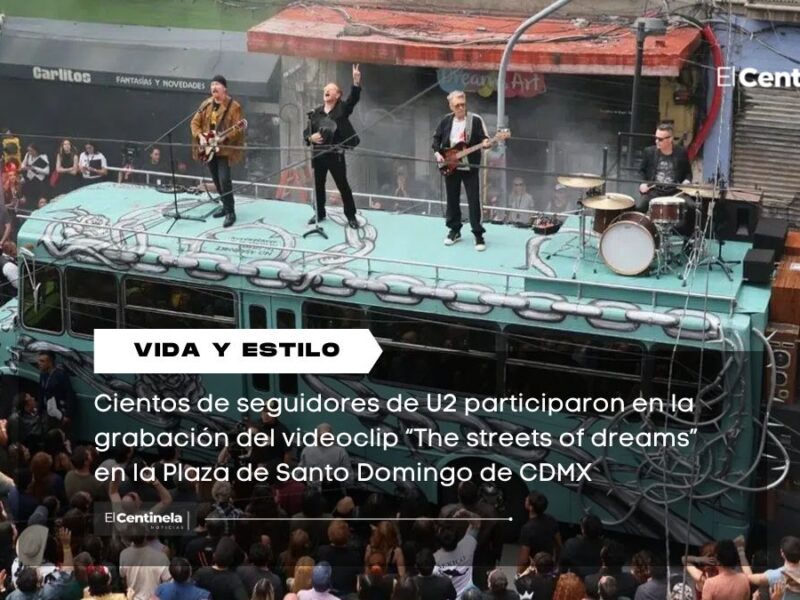 U2 graba videoclip en CDMX junto a fans mexicanos para “The streets of dreams”