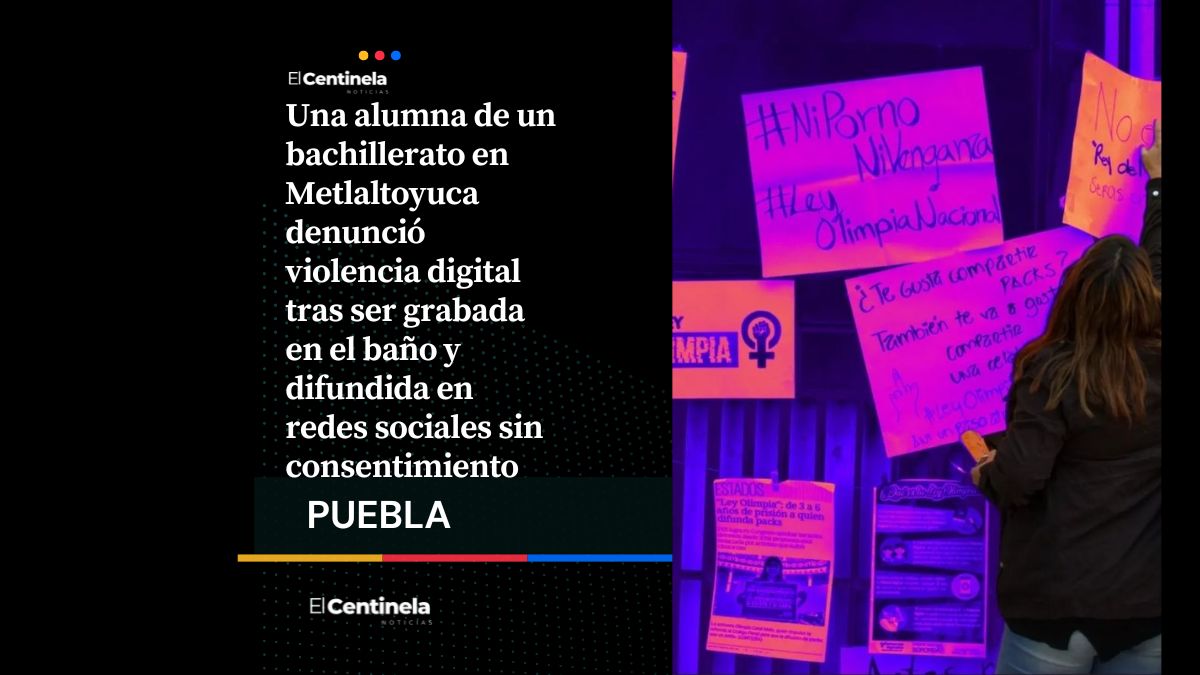 Graban a estudiante en baño de bachillerato en Metlaltoyuca y difunden video en redes