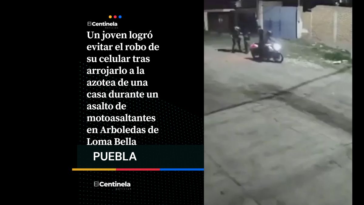 Joven evita robo de celular al lanzarlo a una azotea durante asalto en Loma Bella