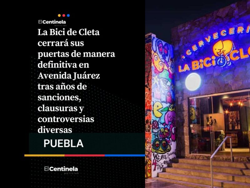 La Bici de Cleta cierra definitivamente en Avenida Juárez tras años de clausuras y polémicas