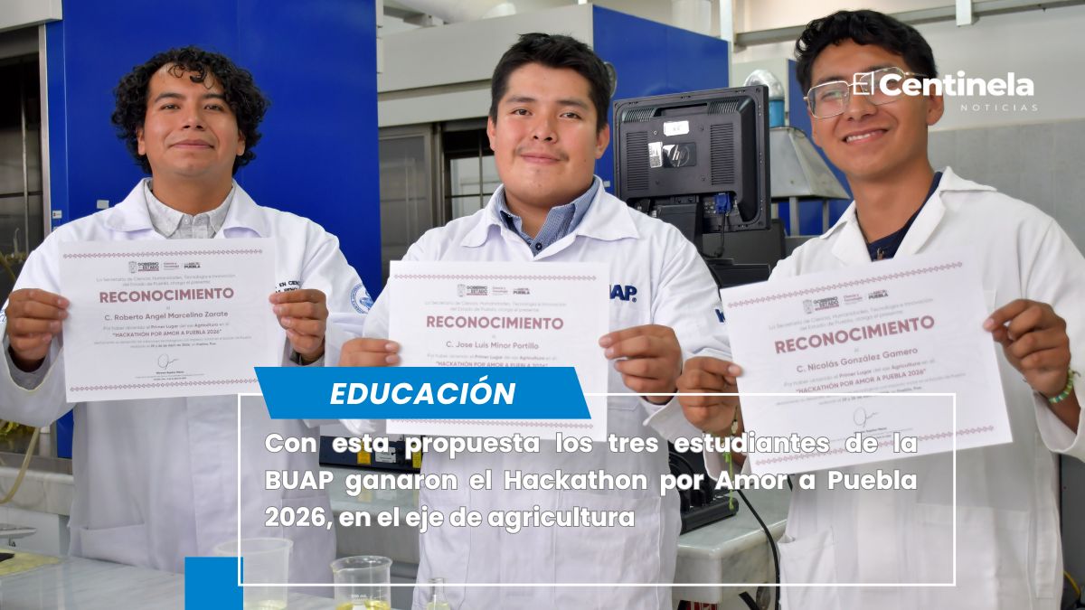 Estudiantes BUAP proponen reactor híbrido para producir biogás y ganan Hackaton Estatal